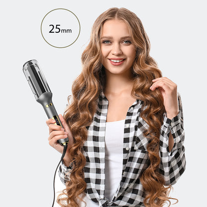 Qimmaol G-310 Rizador de Pelo Automático (25 mm) | 14 Ajustes de Temperatura (100–230 °C) / Antiquemaduras / Calentamiento Rápido / Cuidado Iónico